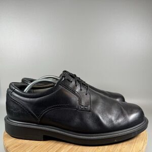 S SAS Ambassador Oxford Mens 12 M Black Leather Tripad Comfort Shoes Made In USA